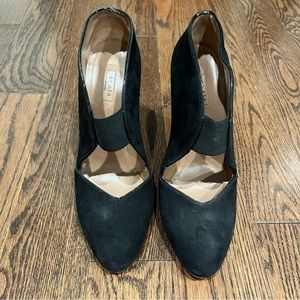 {Alaia Paris} Suede Block Heels, 36.5